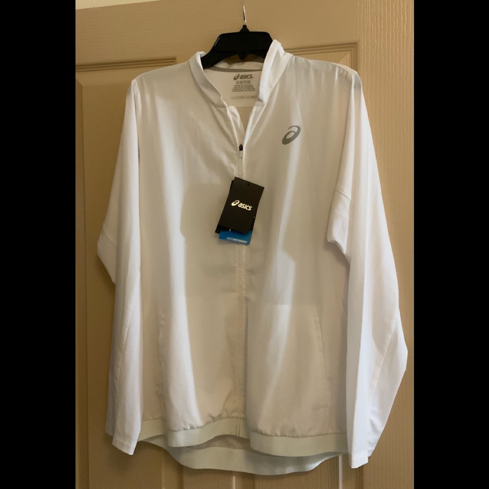 NWT Asics Motion Dry Womens Club Jacket